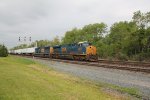 CSX 3134 takes a train past milepost 58 at Westfield New York.